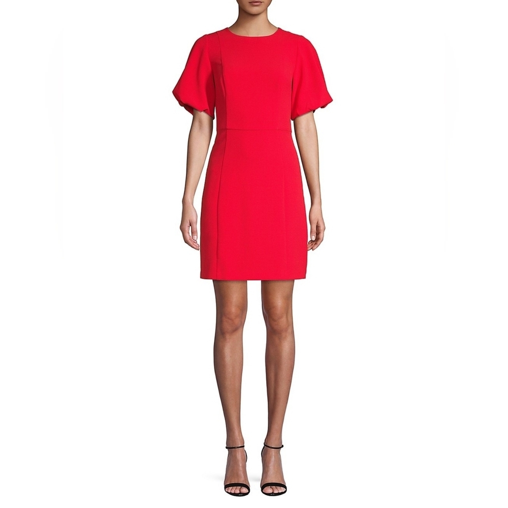 Eliza J Puff Sleeve Shift Dress Size 10
